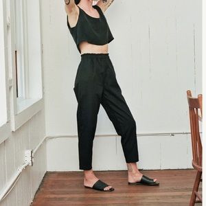 Shelter Marie Pants in Black